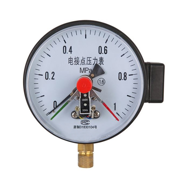 Marine YX Pressure Gauge with electric connection